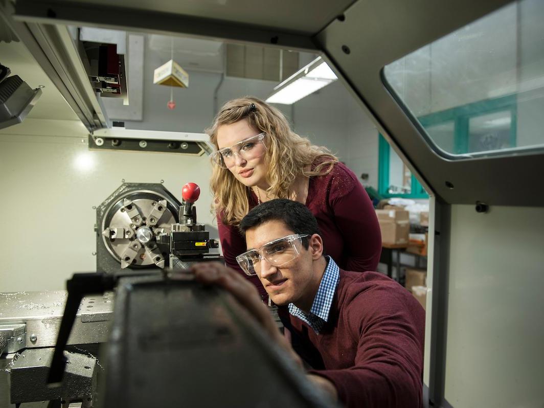 Students in a lab